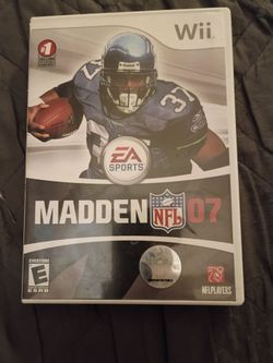 Wii EA sports Madden NFL 07