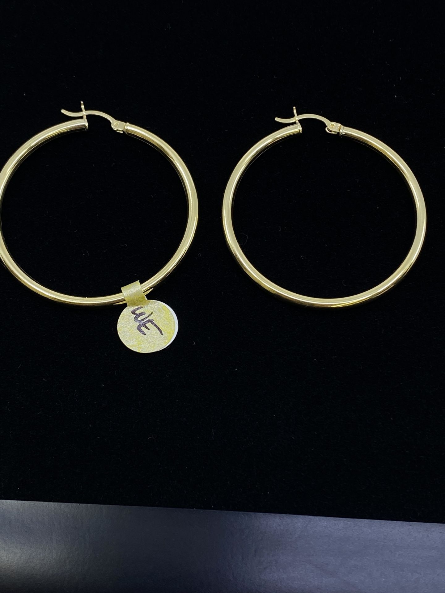 $650 Yellow Gold Hoop Earrings
