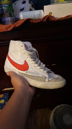 orange nike blazers