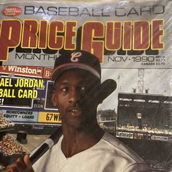 1990 Baseball Price Guide Michael Jordan Baseball Card Insert Inside