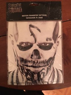 Joker water transfer tattoos