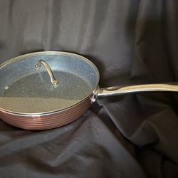 Copper Pot And Pan With Lids