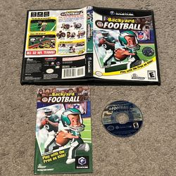 Backyard Football (Nintendo GameCube, 2002) CIB Complete w/ Manual