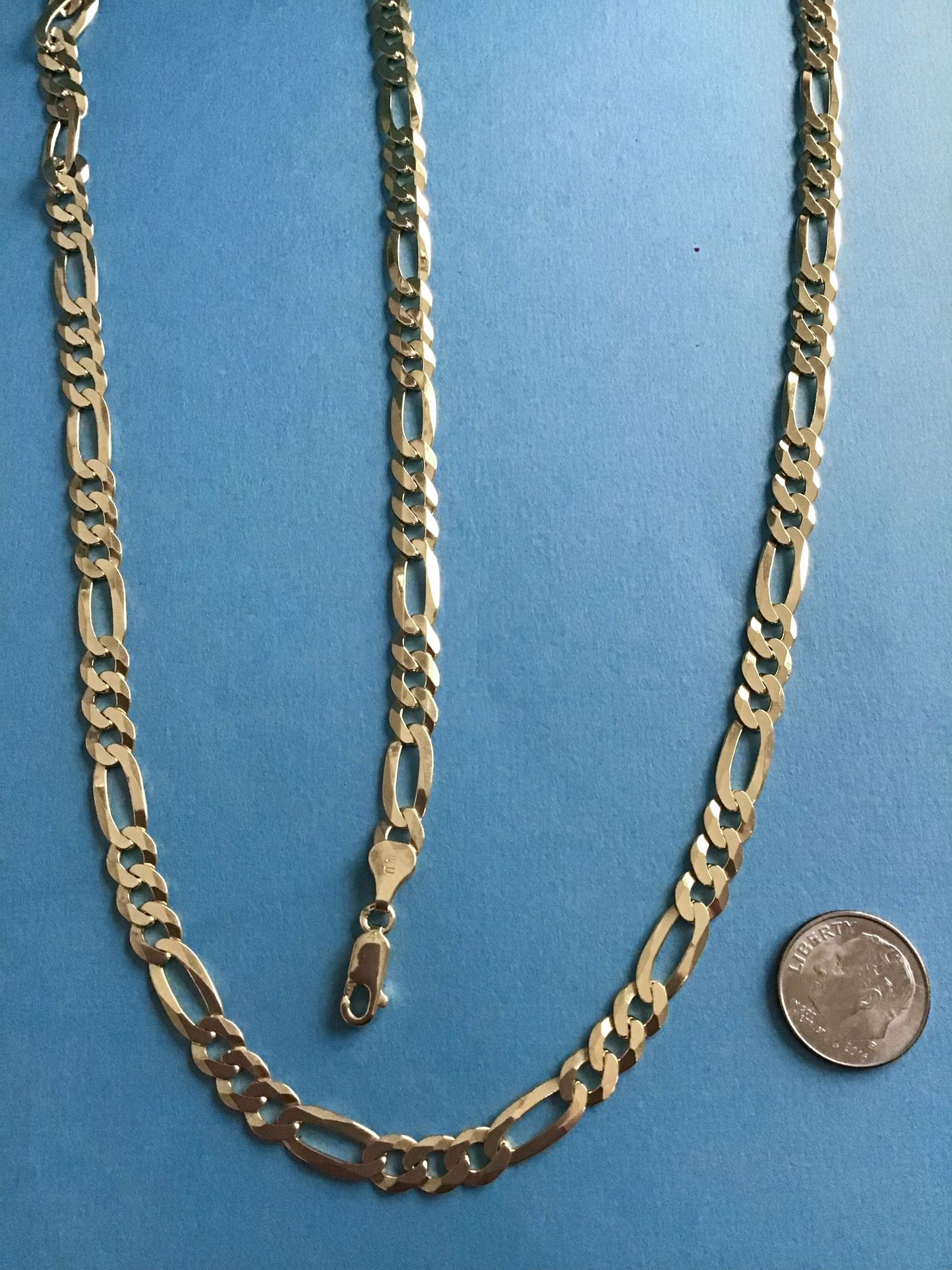 2pc Set Includes Necklace + Bracelet QUALITY 6mm Gold On Sterling Silver Italy 925 *Ship Nationwide Or Pickup Boca Raton