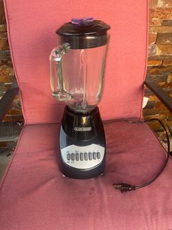 Black+Decker Countertop Glass Jar Blender
