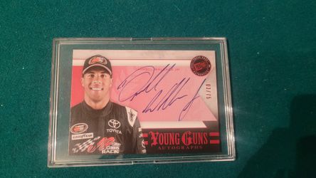 Nascar Darrell Bubba Wallace Jr Autographed Trading Card
