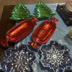 Christmas Cookies/Candy Trays