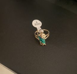 Gold plated St . Jude ring 
