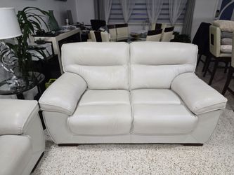 Leather sofa and Loveseat