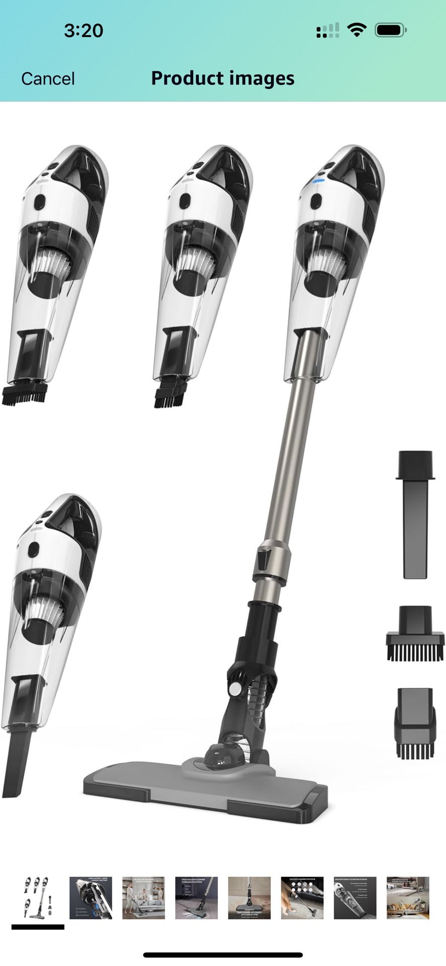 Cordless Vacuum Cleaner - Vacuum Cleaners for Home, Lightweight High Power Stick Vac for Pet Hair Carpet Hardwood Floor, Handheld Portable Wireless Re