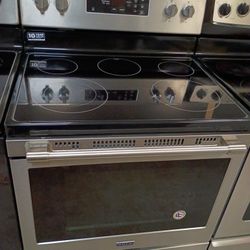 Stainless Electric Glass Top With Warranty Everything Works