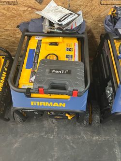 Firman Portable Generator with tri Fuel