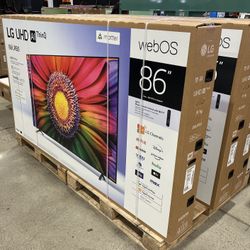 LG 86” UR8000 4K SMART TV - 120 HERTZ @ 4K 