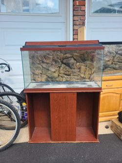 32 Gallon Aquarium w/ Hood and Stand
