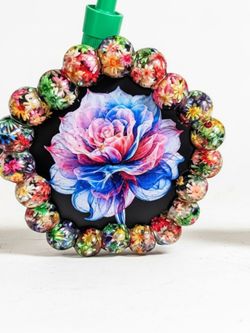 Floral Resin trinket tray / coaster