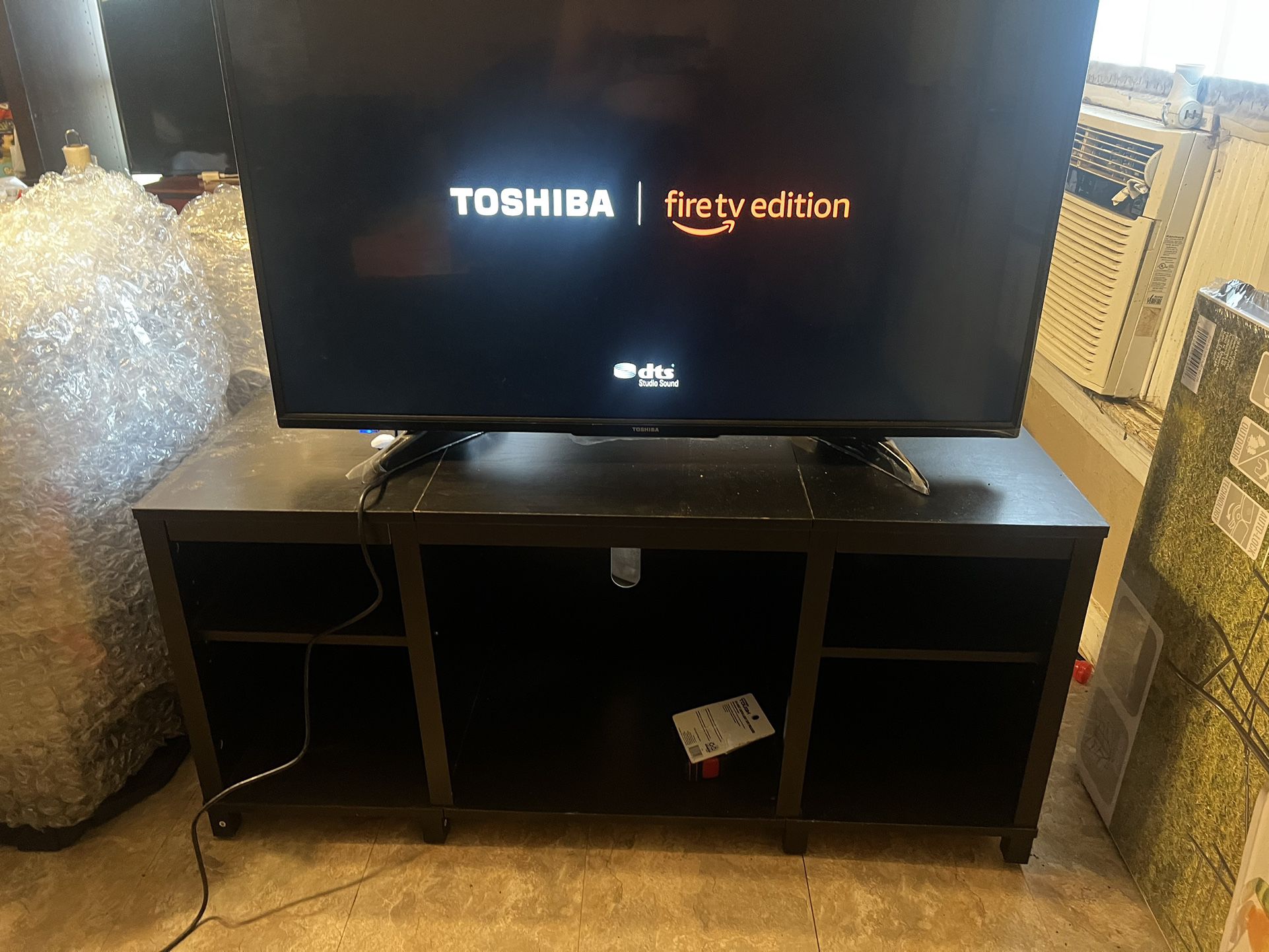 43” Tv And Tv Stand 