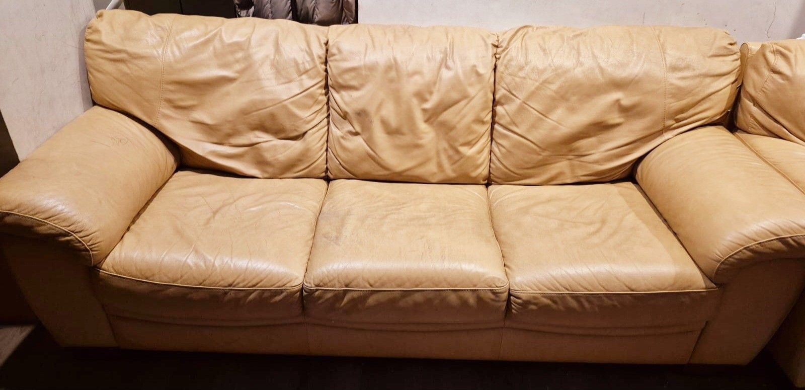 Orignal Italian Leather Sofa Set
