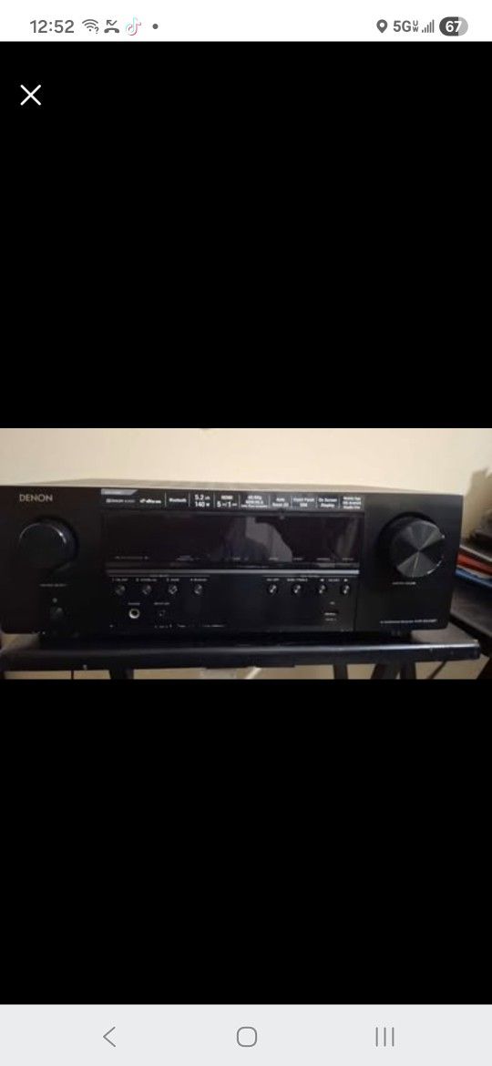 DENON Receiver W/Bluetooth 
