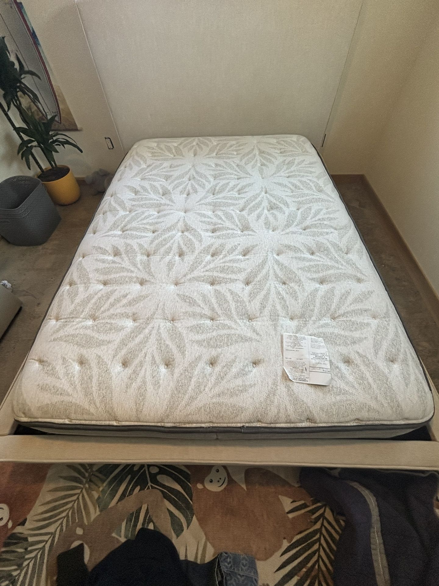 Full Size bed and Bed frame