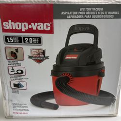 Shop-Vac 1.5 Gallon Wet/Dry Vacuum - 2.0 Peak HP 