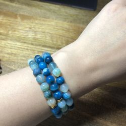 Blue Agate Bracelet 