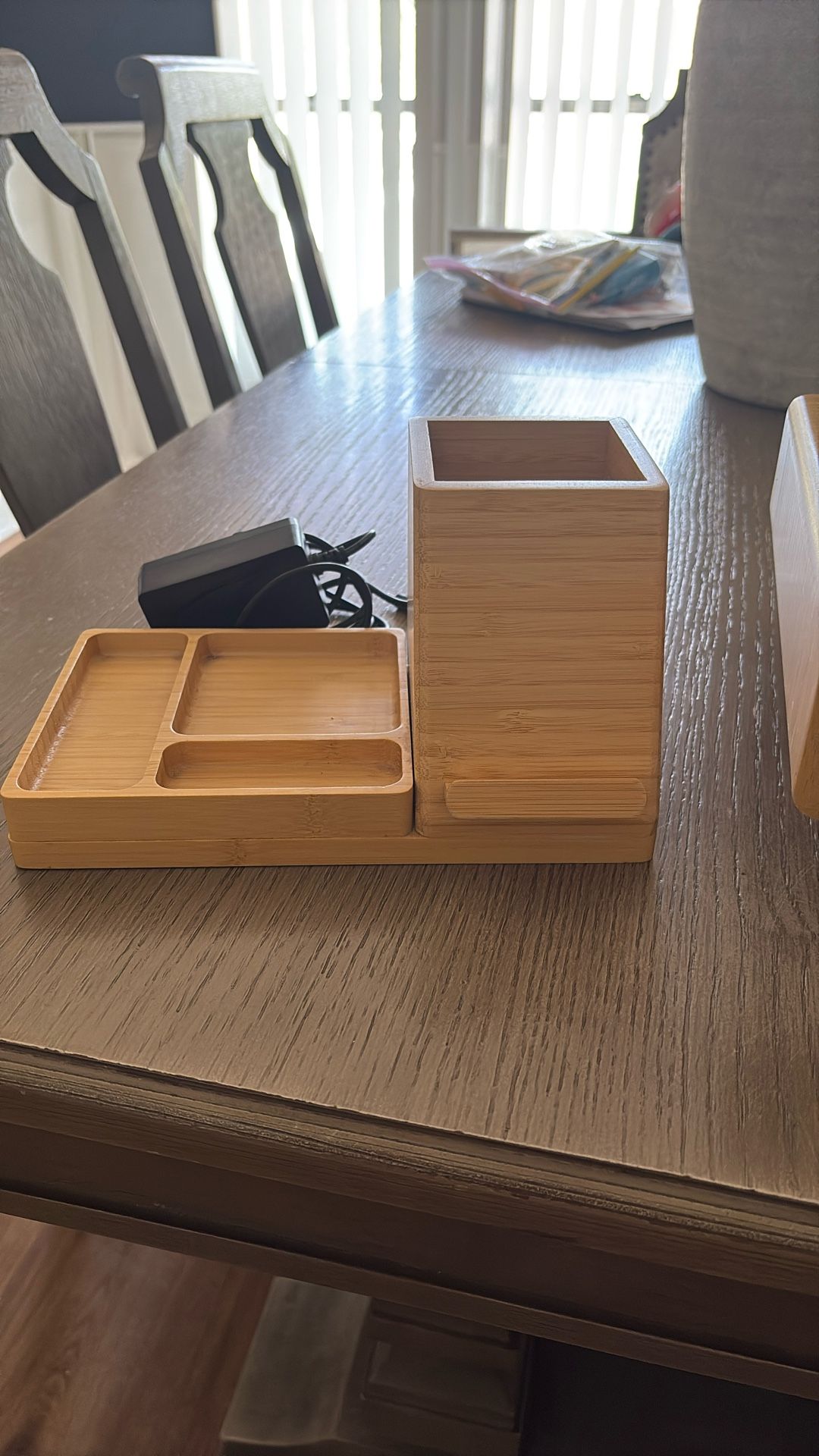 Wireless Charging Stand And Pencil Holder