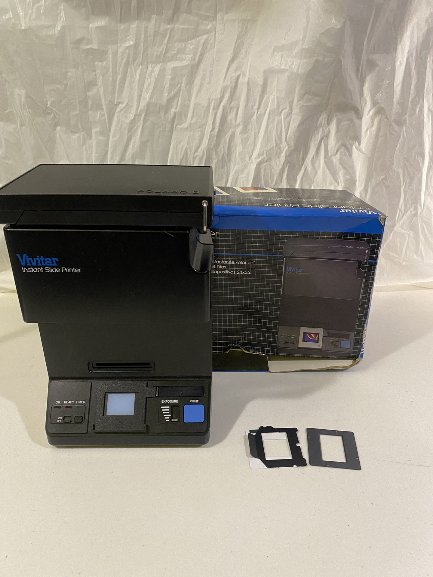 VIVITAR Polaroid Instant Slide Printer turn 35mm slide Into Polaroid Prints 