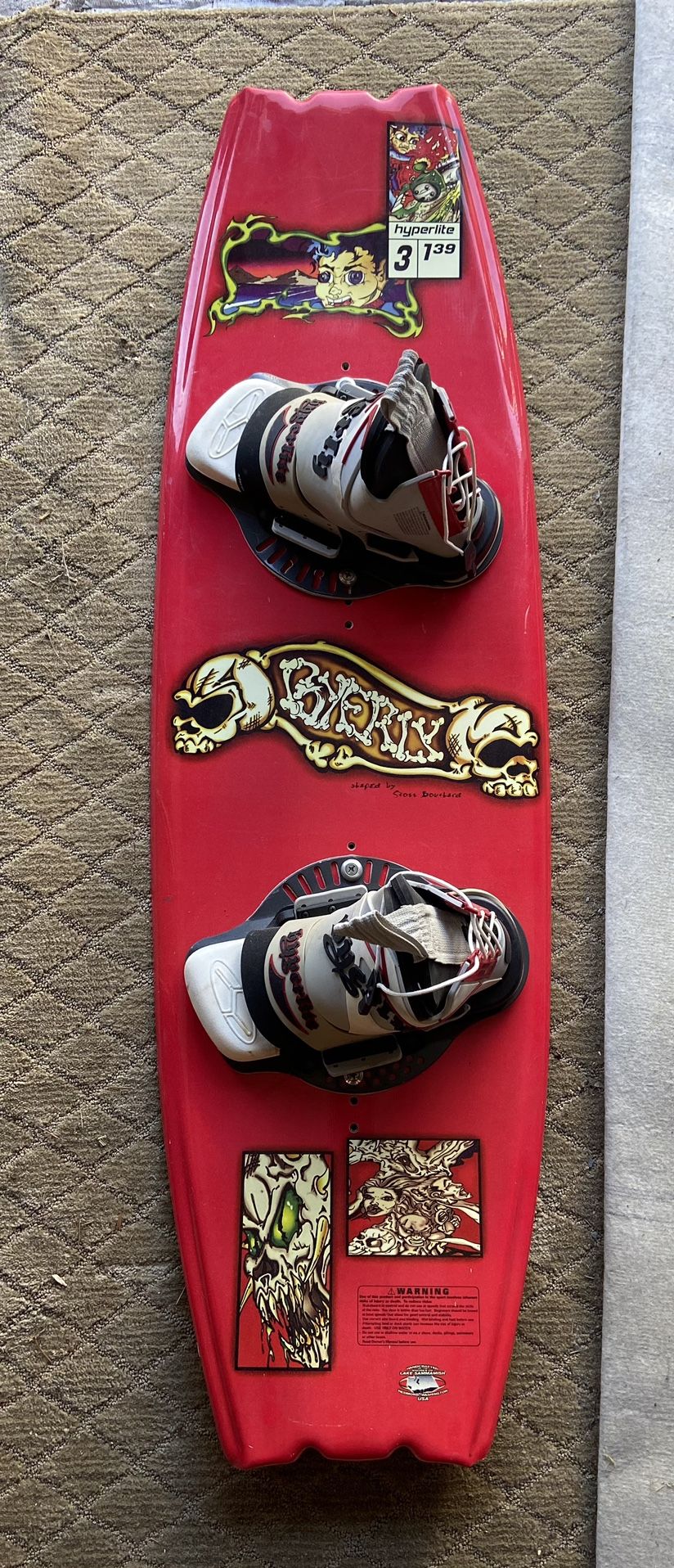 Rare Hyperlite Scott Byerly wakeboard