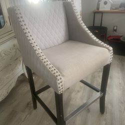 Grey Antique Chair 
