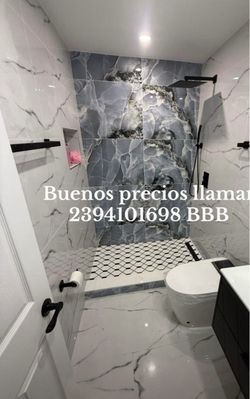 Flooring and bathroom
