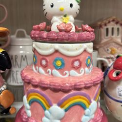 Hello Kitty Ceramic Cake