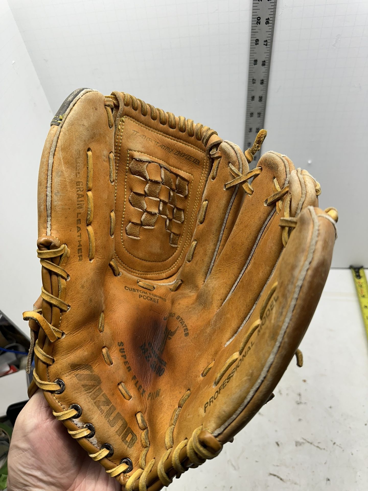 Mizuno Professional Model Max Flex Left Hand Throw MT3600 Baseball Glove Mitt#T6