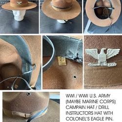WWI & WWII MILITARY HELMETS (LOT OF FIVE) - $500 
