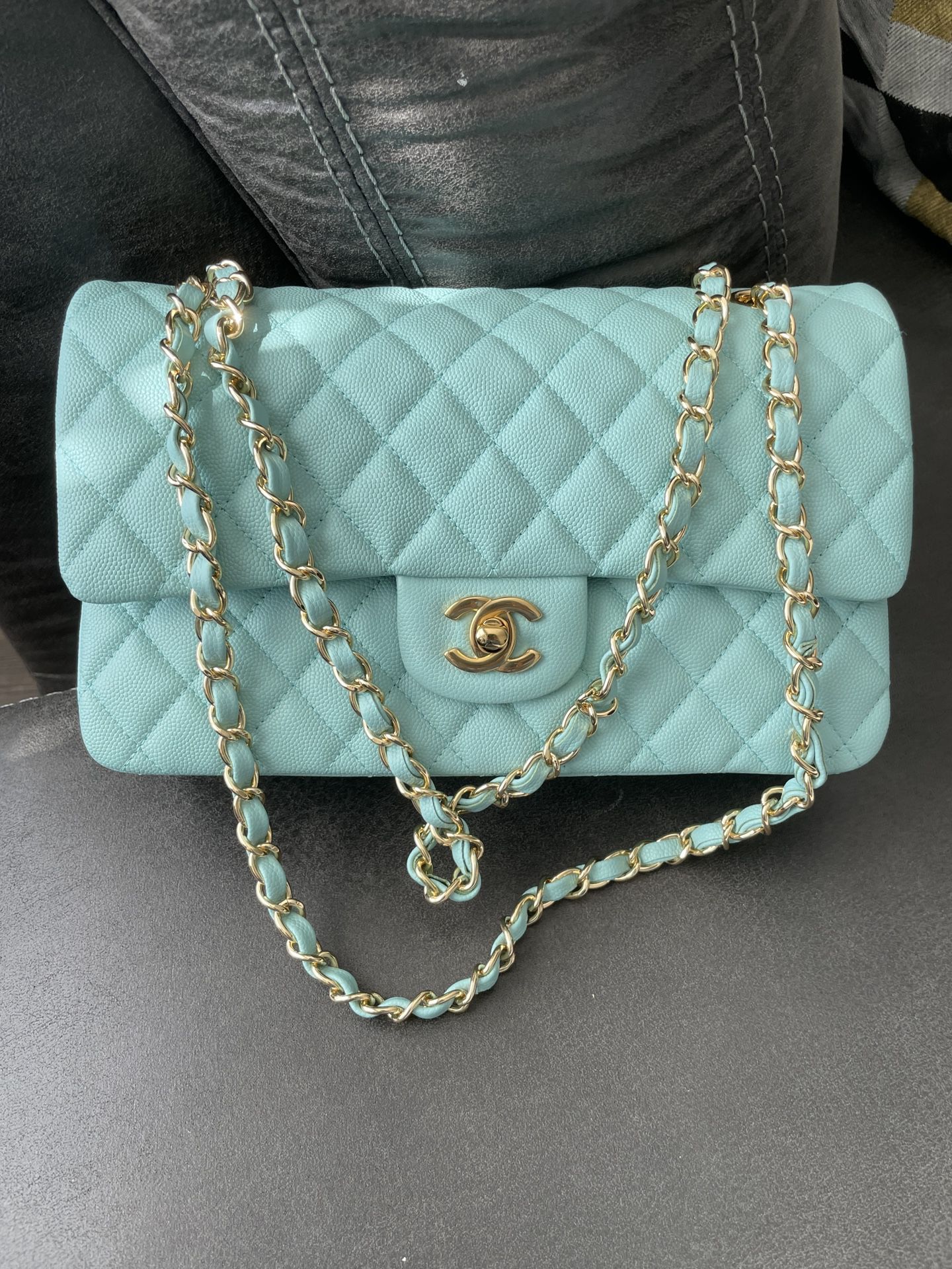 blue and gold chanel