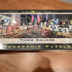 NEW sealed puzzle PANORAMIC Times Square, over 3 feet wide