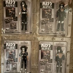 KISS - Alive 8” Figures From Figures Toy Co.