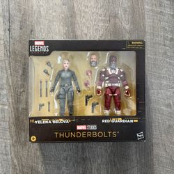 In Hand, Brand New, Never Opened Hasbro - Marvel Legends Series - Thunderbolts - Yelena Belova and Red Guardian - 2 Pack - 6” Inch Figures