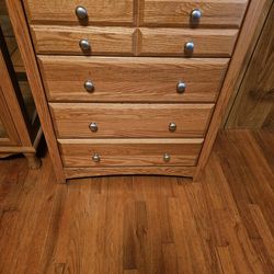 Real Wood Oak Dresser