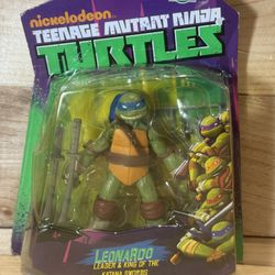 TMNT TEENAGETMNT TEENAGE MUTANT NINJA TURTLES NICKELODEON LEONARDO on CARD 2013