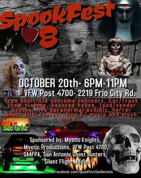 SPOOKFEST 8 Halloween Festival: Free Admission