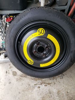 Doughnut Spare 4x100 Came Off Older VW Jetta 1998