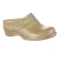 New Softwalk Mule Wedge Nude Or Light Tan 5.5