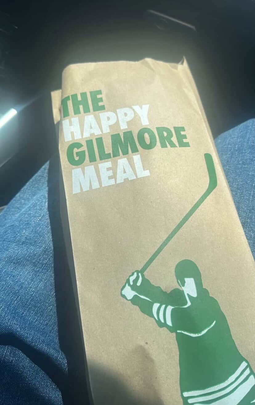happy gilmore meal bag