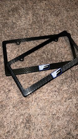 Lexus F-Sport Real Carbon Fiber License Plate Frames