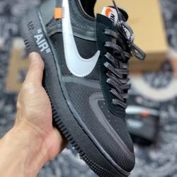 Off-White x Air Force 1 Low 'Black'
