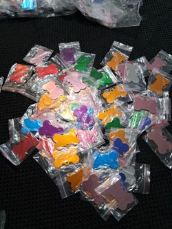 Metal pet tags ( 5x$ 1.00)