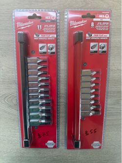 Milwaukee 3/8 in. Drive SAE Hex Bit Socket Set or 3/8 in. Drive Metric Hex Bit Socket Set