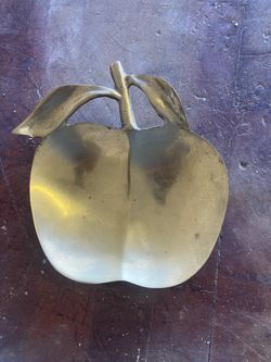 Brass Apple Tray 