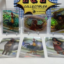 Disney Topps Chrome set of 6 Moana