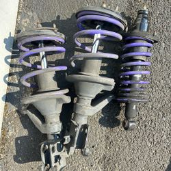 Rsx Coilovers With D2 Lowering Springs 